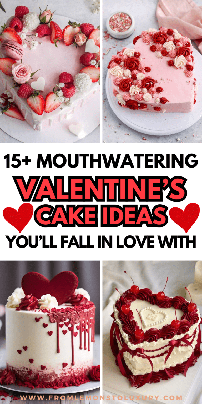 15+ Romantic Valentine’s Cake Ideas Anyone Will Love