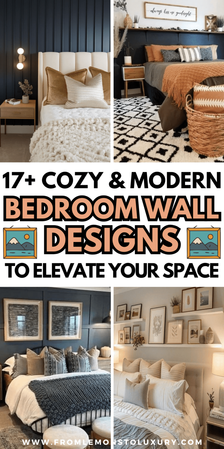 17+ Modern Bedroom Wall Design Ideas To Elevate Your Space