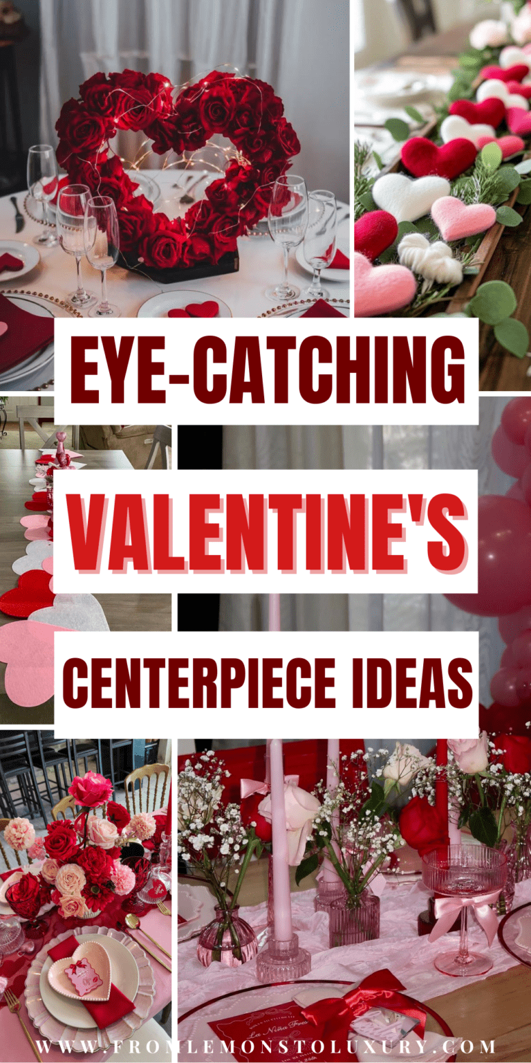 21+ Romantic Valentine’s Centerpiece Ideas For Your Table