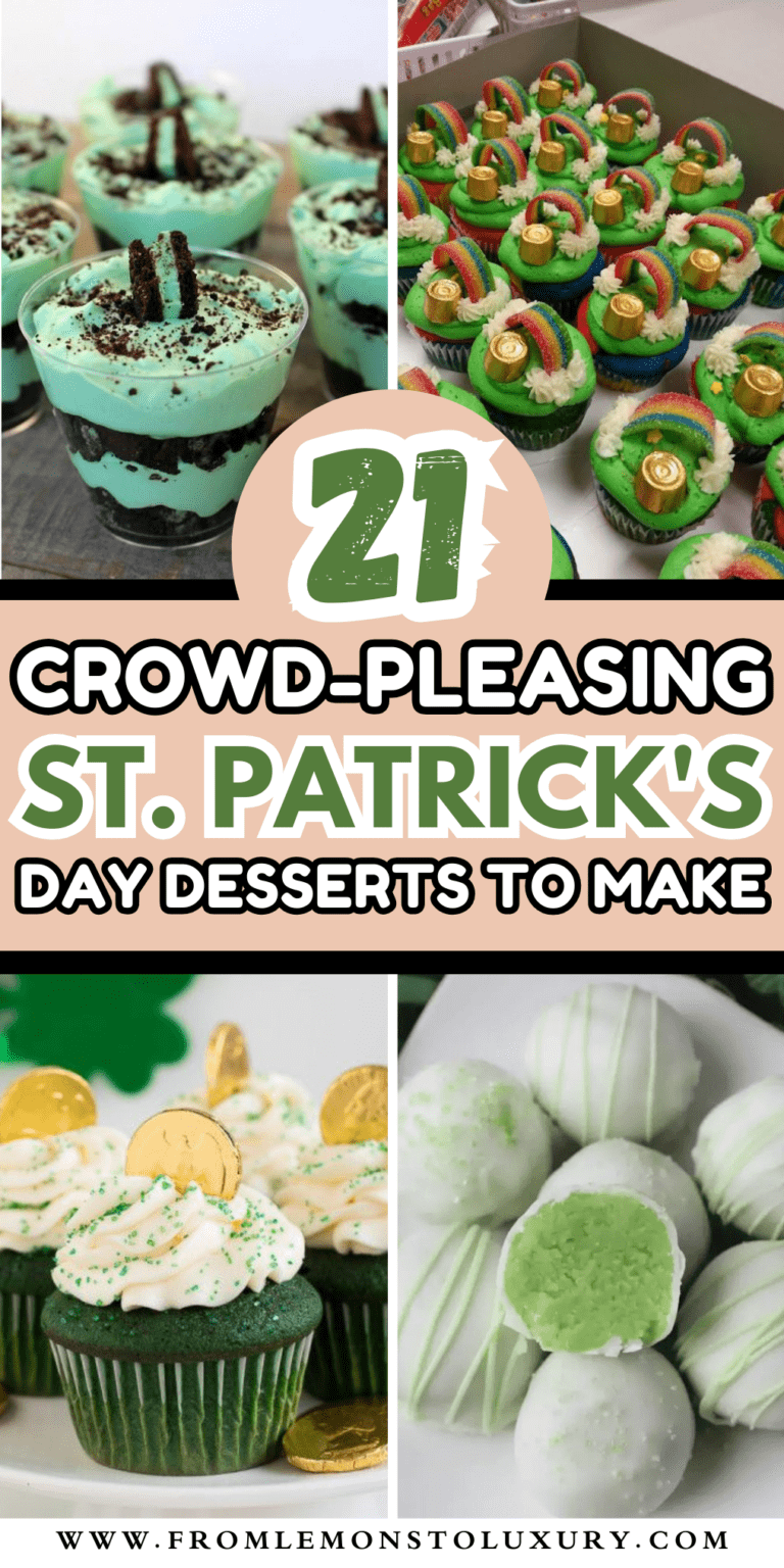 21+ Festive St. Patrick’s Day Desserts Everyone Will Love