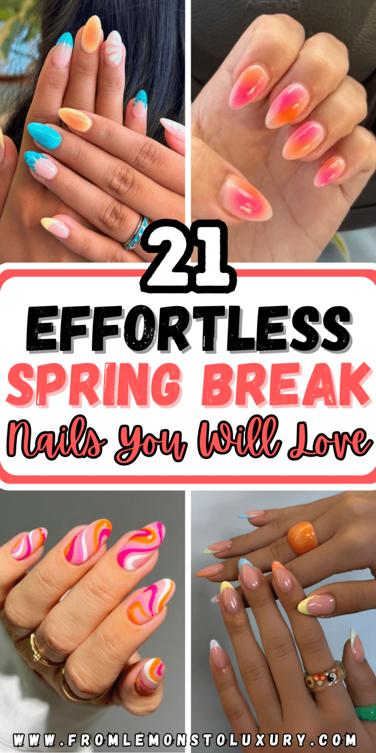 21+ Insanely Cute Spring Break Nails For A Seasonal Look