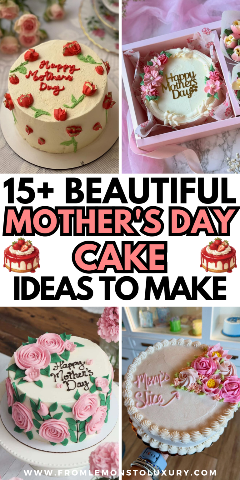 15+ Memorable Mother’s Day Cake Ideas For A Sweet Celebration