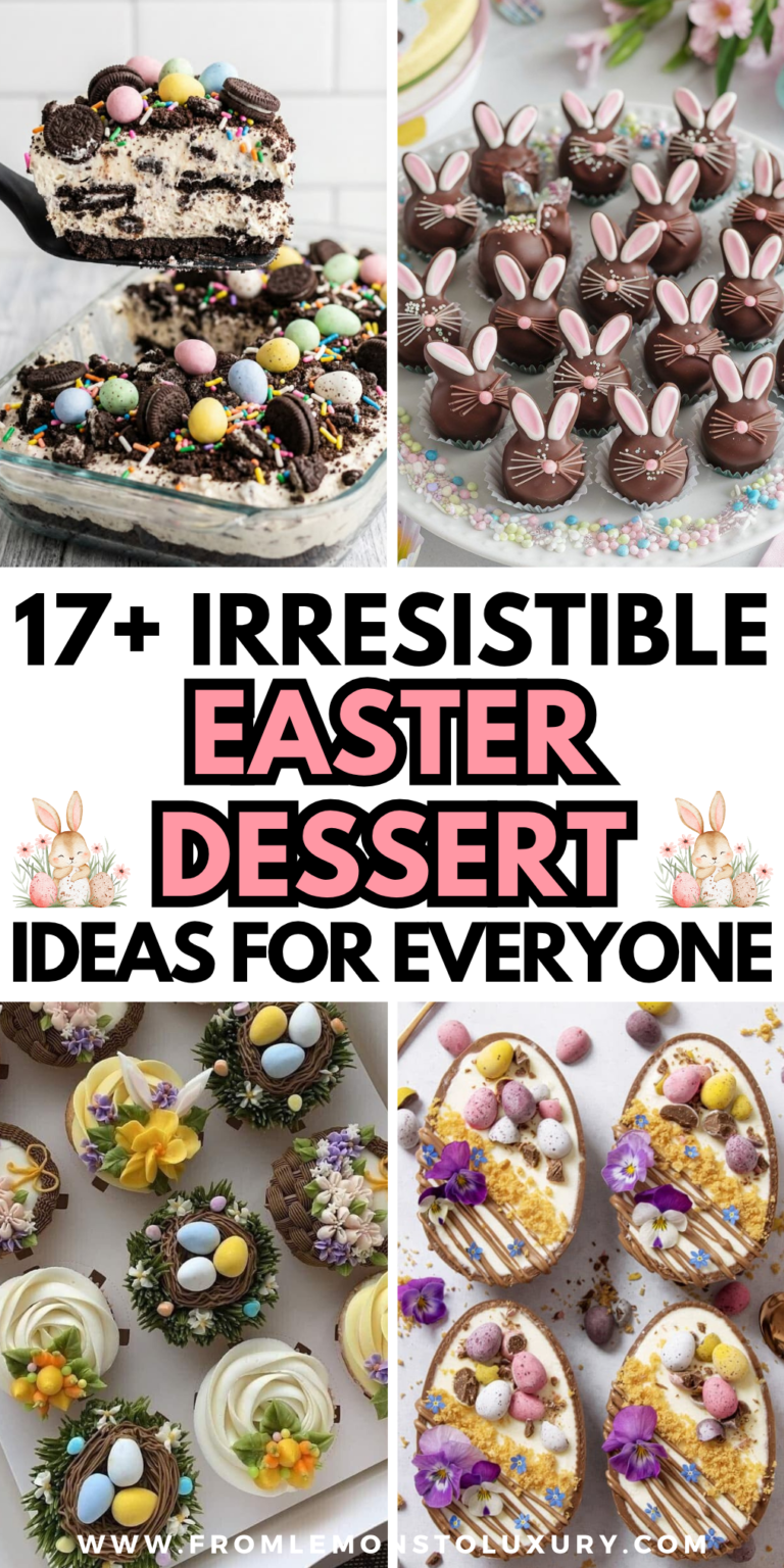 17+ Irresistible Easter Dessert Ideas That Everyone Will Enjoy