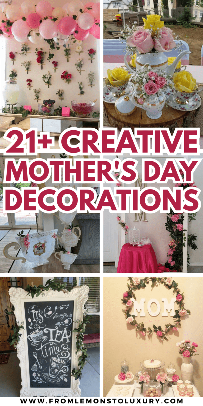 21+ Elegant Mother’s Day Decorations For A Heartfelt Party