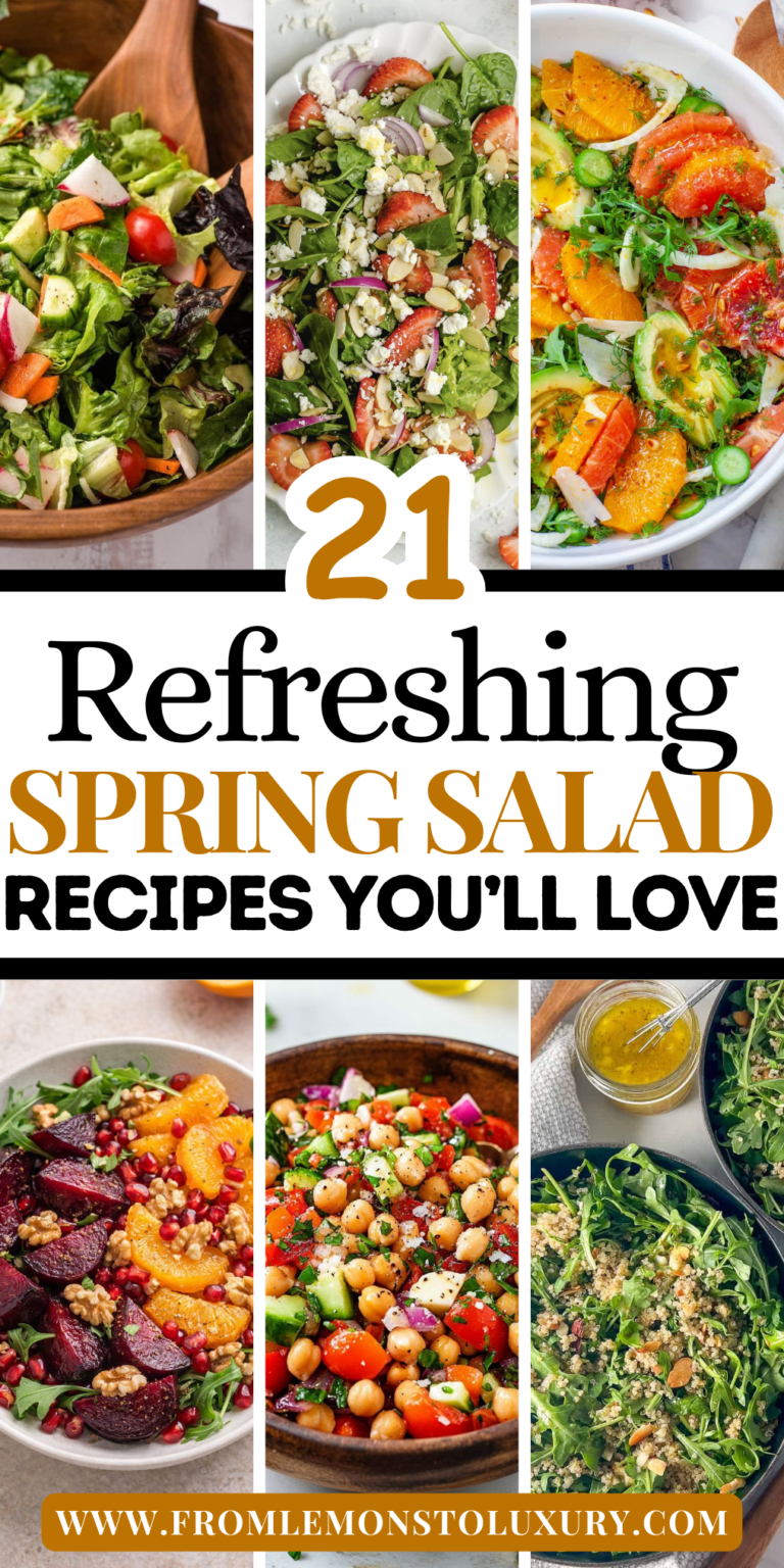 21+ Fresh Spring Salad Recipes For Light And Flavorful Meals