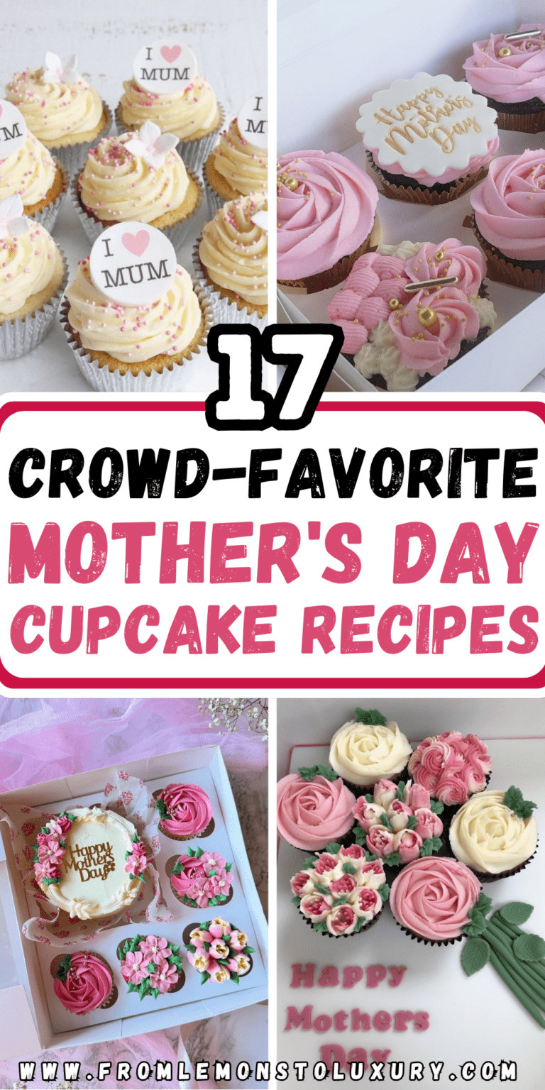 17+ Adorable Mother’s Day Cupcakes To Treat Your Guests