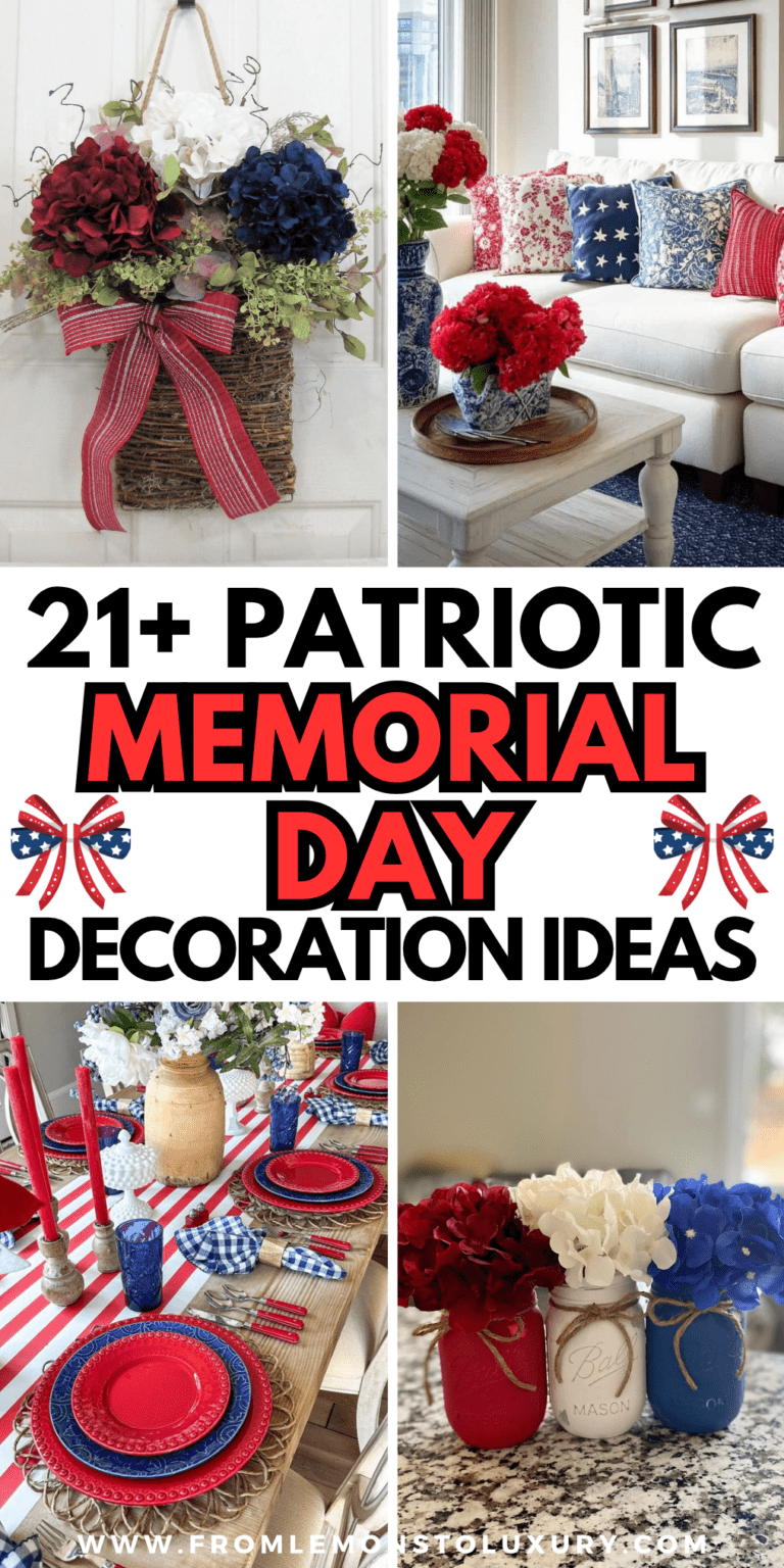 21+ Festive Memorial Day Decorations That Feel Patriotic