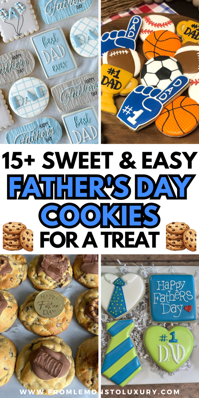 15+ Delicious Father’s Day Cookies For A Thoughtful Treat