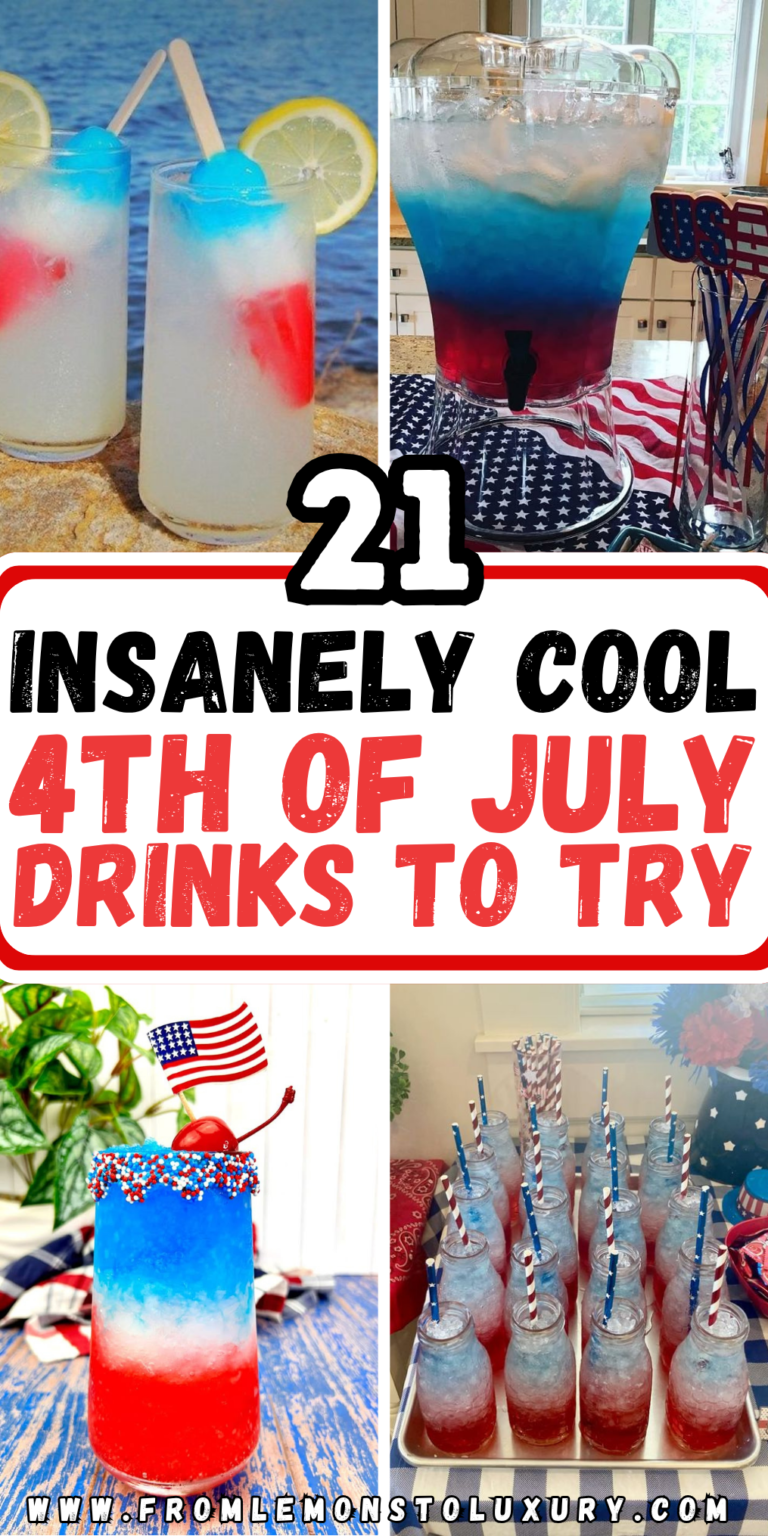 15+ Insanely Cool 4th of July Drinks For Everyone