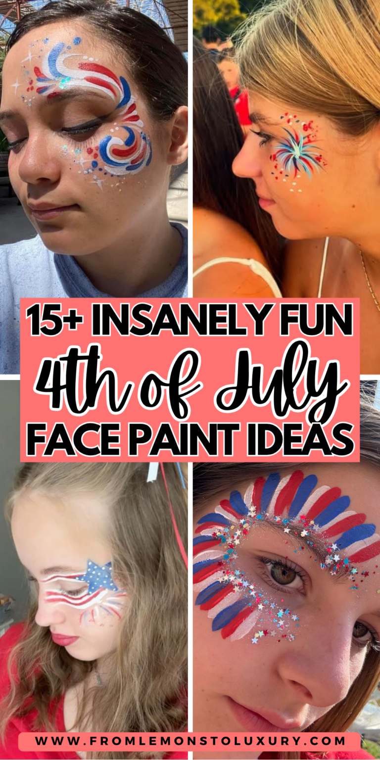 15+ Insanely Fun 4th of July Face Paint Ideas