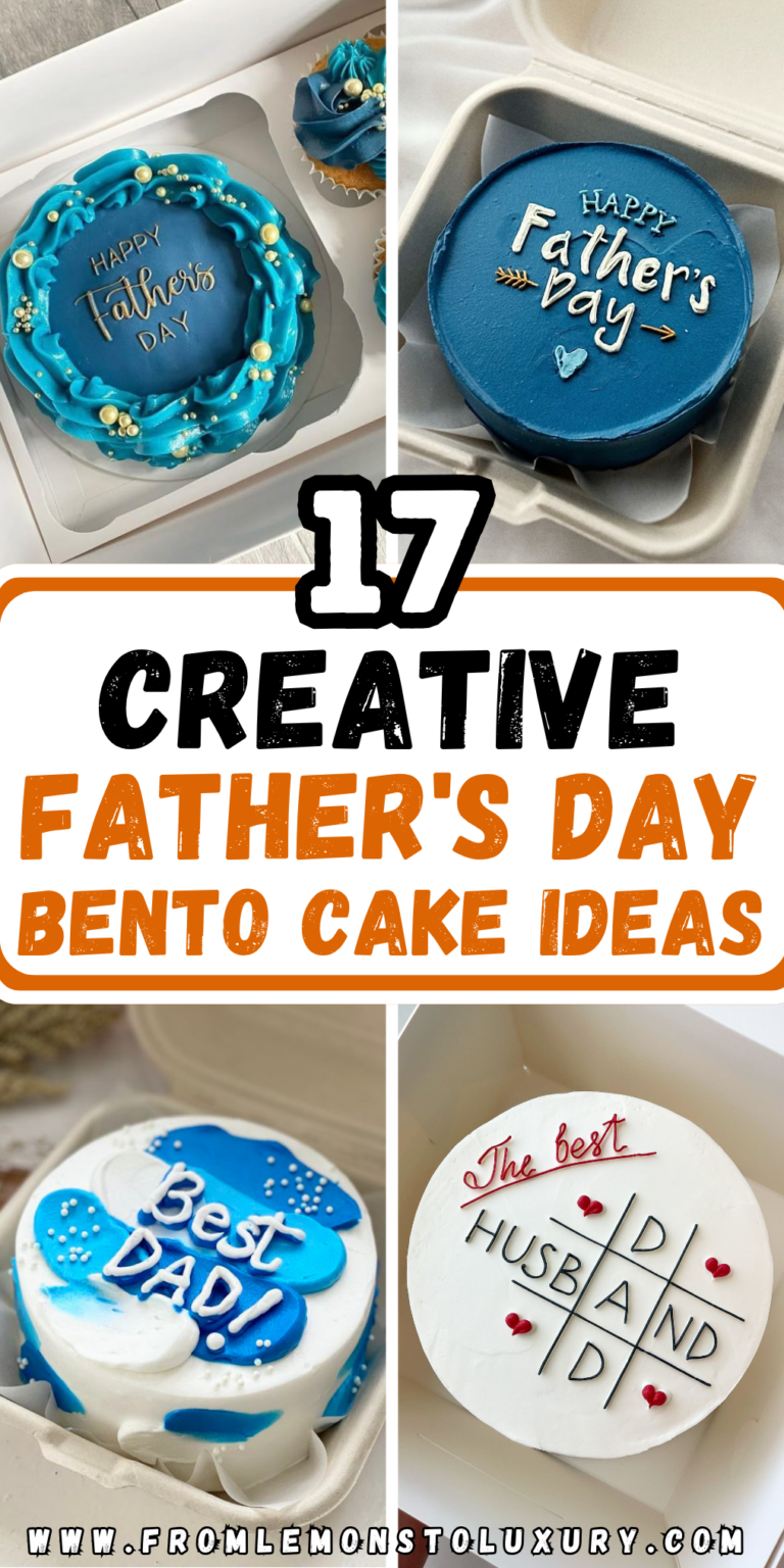 17+ Creative Father’s Day Bento Cake Ideas For A Sweet Surprise