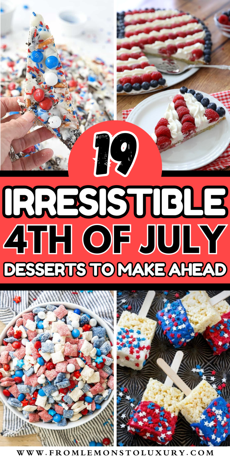 19+ Festive 4th of July Desserts To Make-Ahead