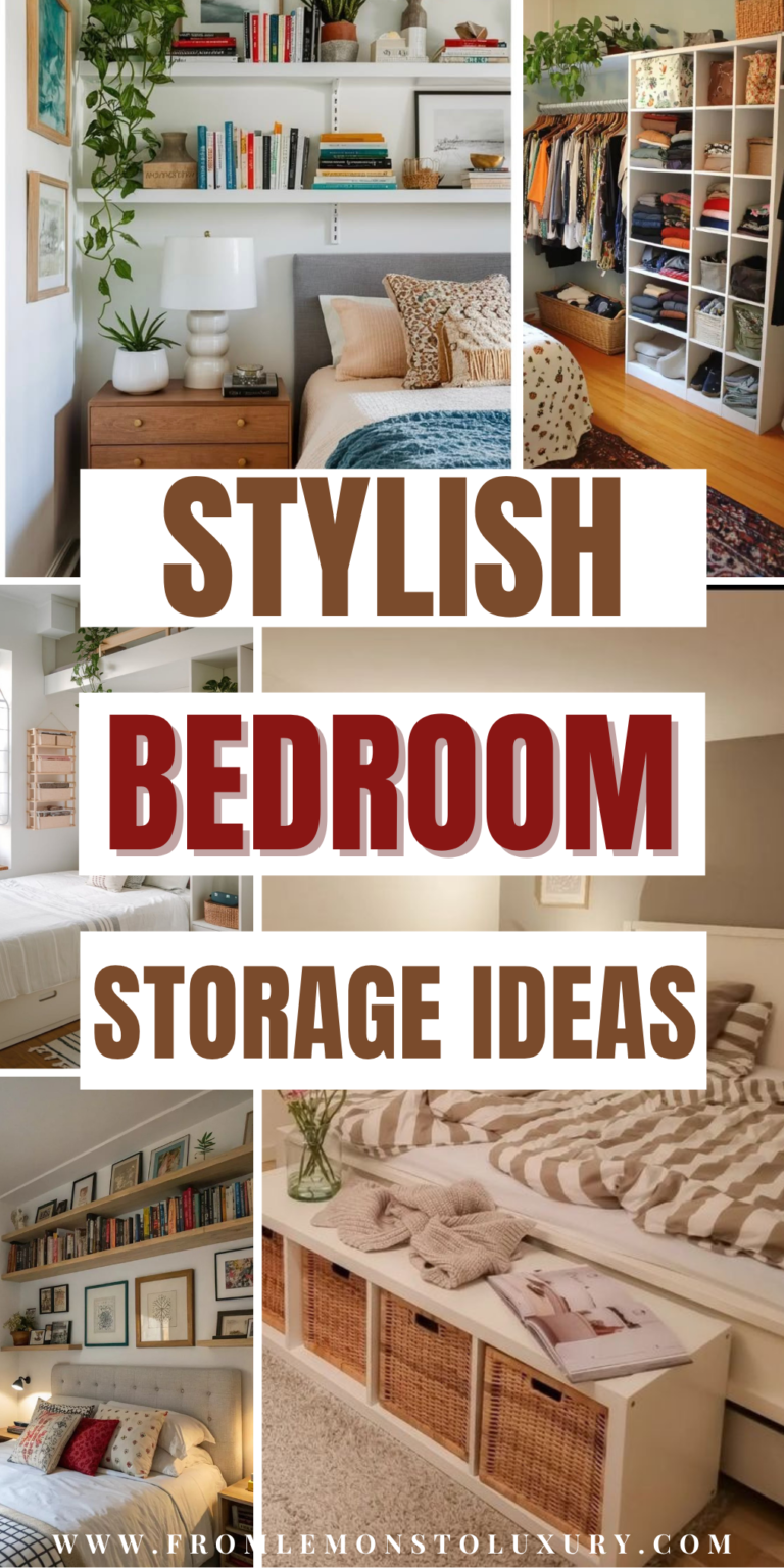 19+ Stylish Bedroom Storage Solutions To Maximize Your Space