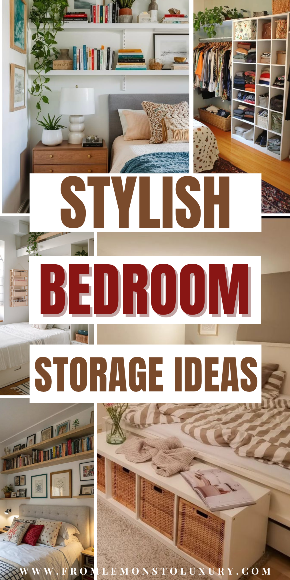 19+ Stylish Bedroom Storage Solutions To Maximize Your Space - From ...