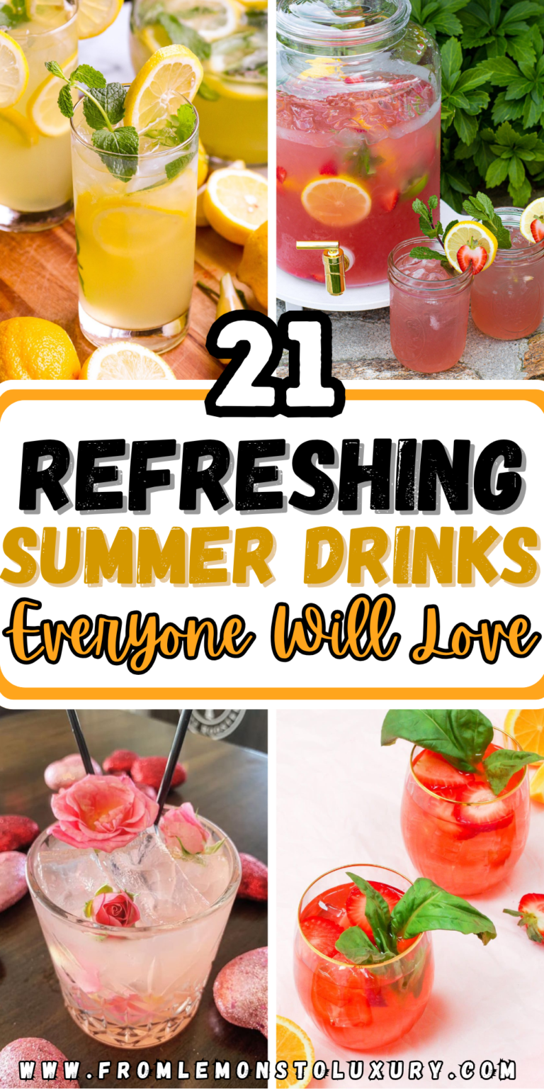 21+ Refreshing Summer Drinks You’ll Be Obsessed With