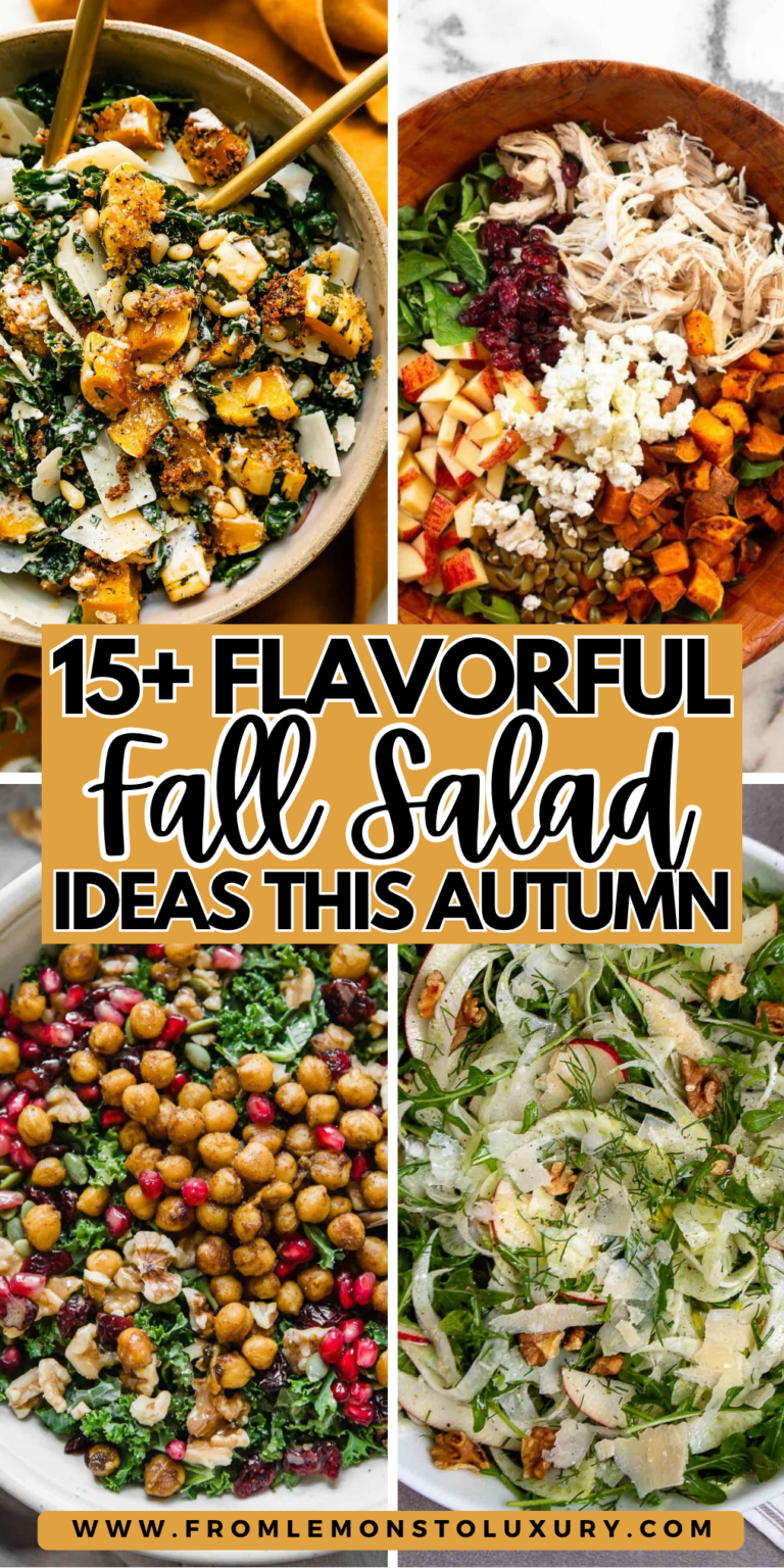 15+ Fresh Fall Salad Recipes For A Flavorful Seasonal Meal