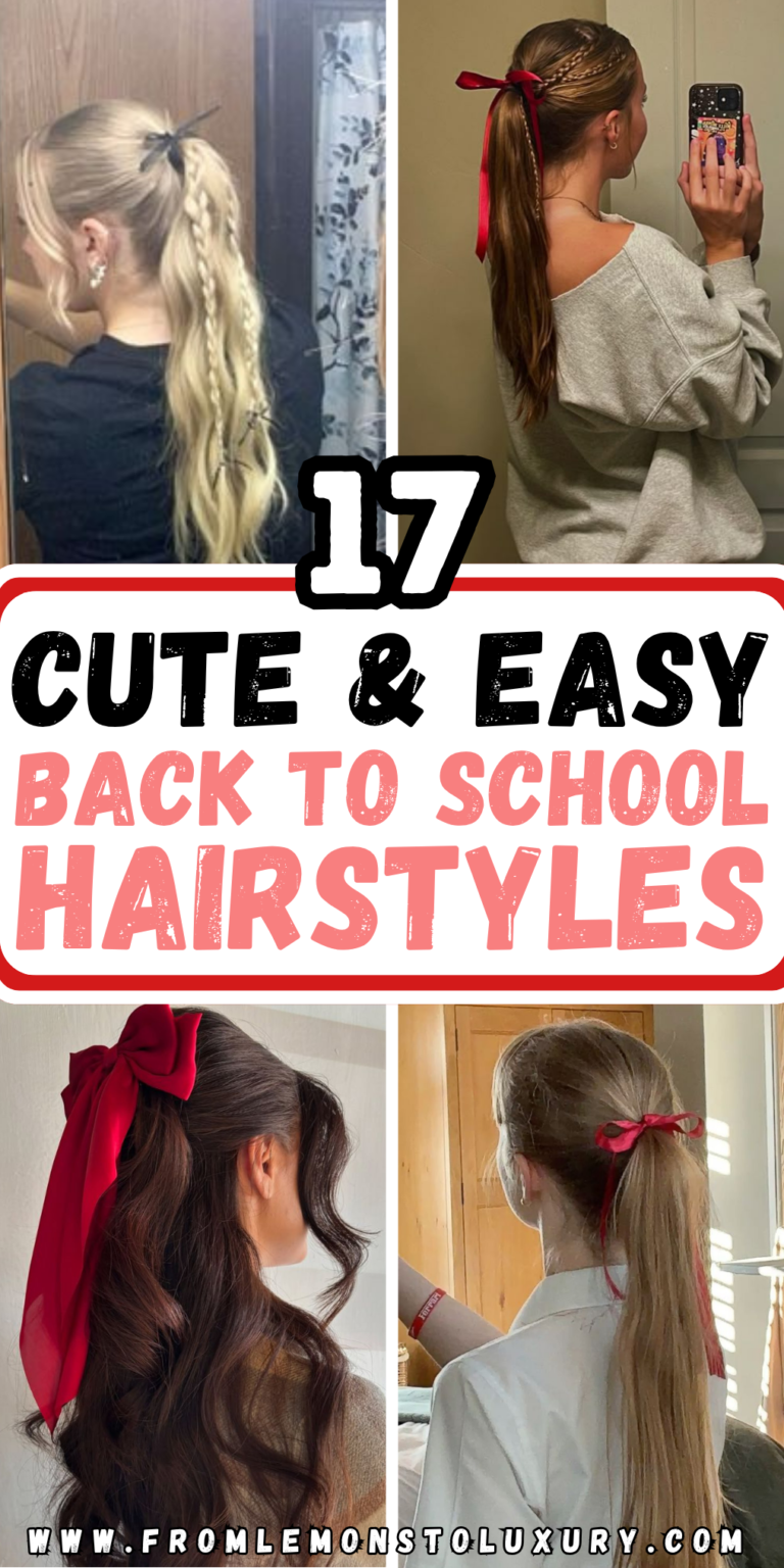 17+ Cute Back-to-School Hairstyles For A Stylish First-Day Look