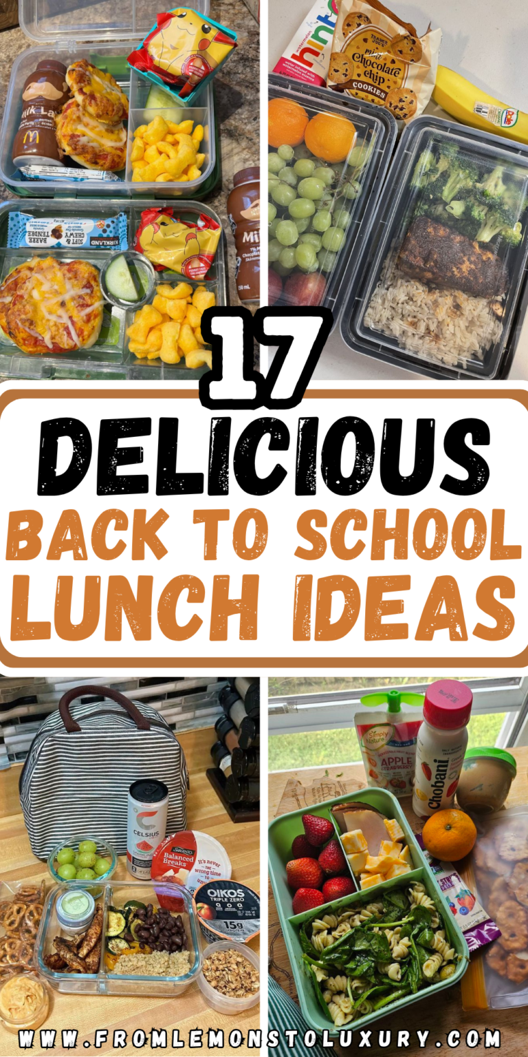 17+ Easy Back-to-School Lunch Ideas For Healthy Meals