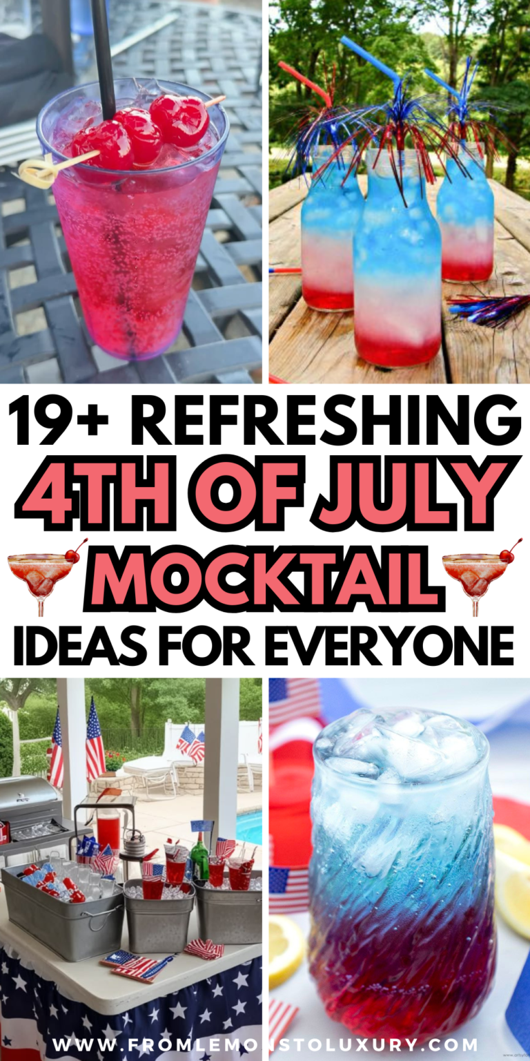 19+ Refreshing 4th of July Mocktail Ideas Everyone Will Love