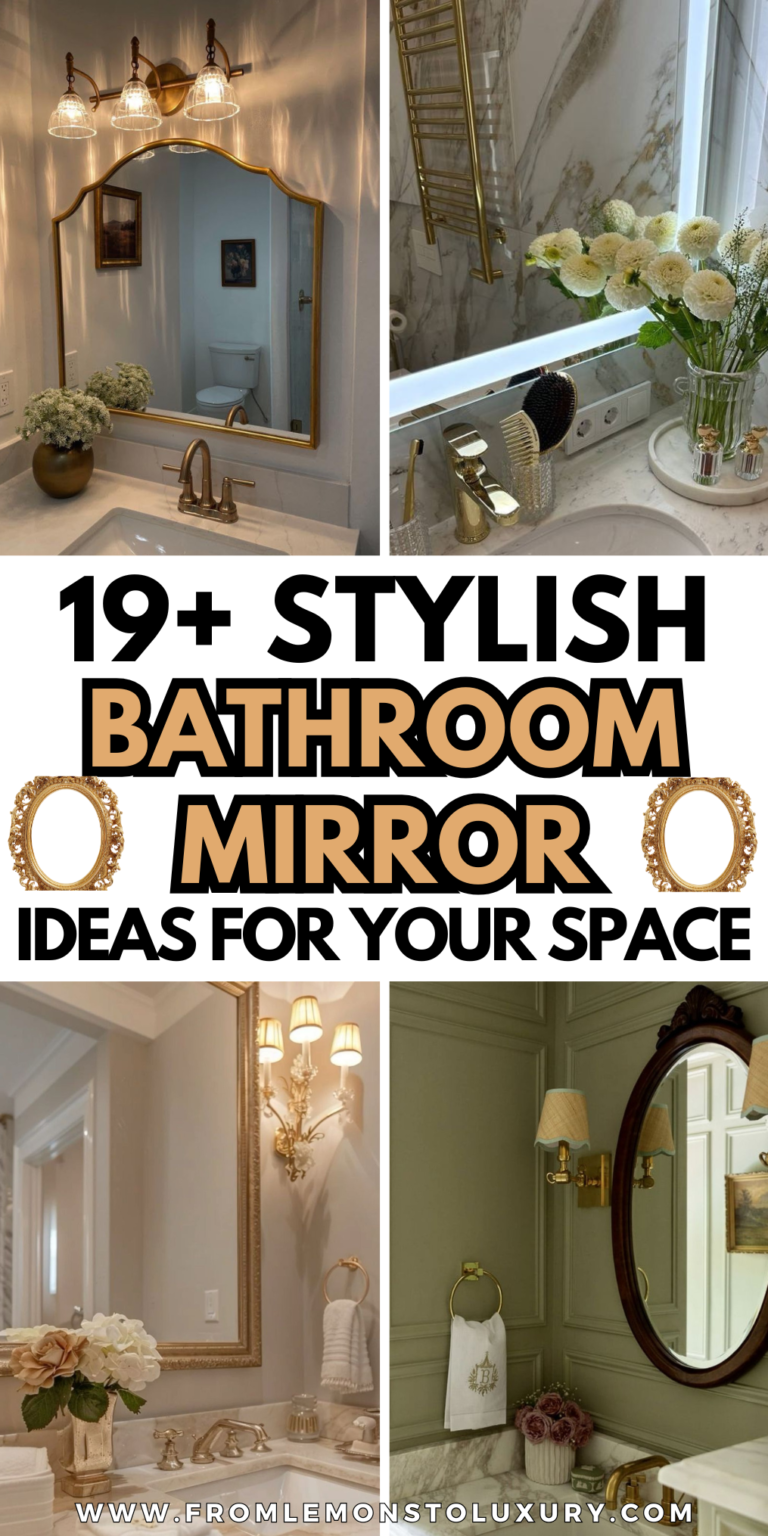 19+ Stylish Bathroom Mirror Ideas To Elevate Your Space
