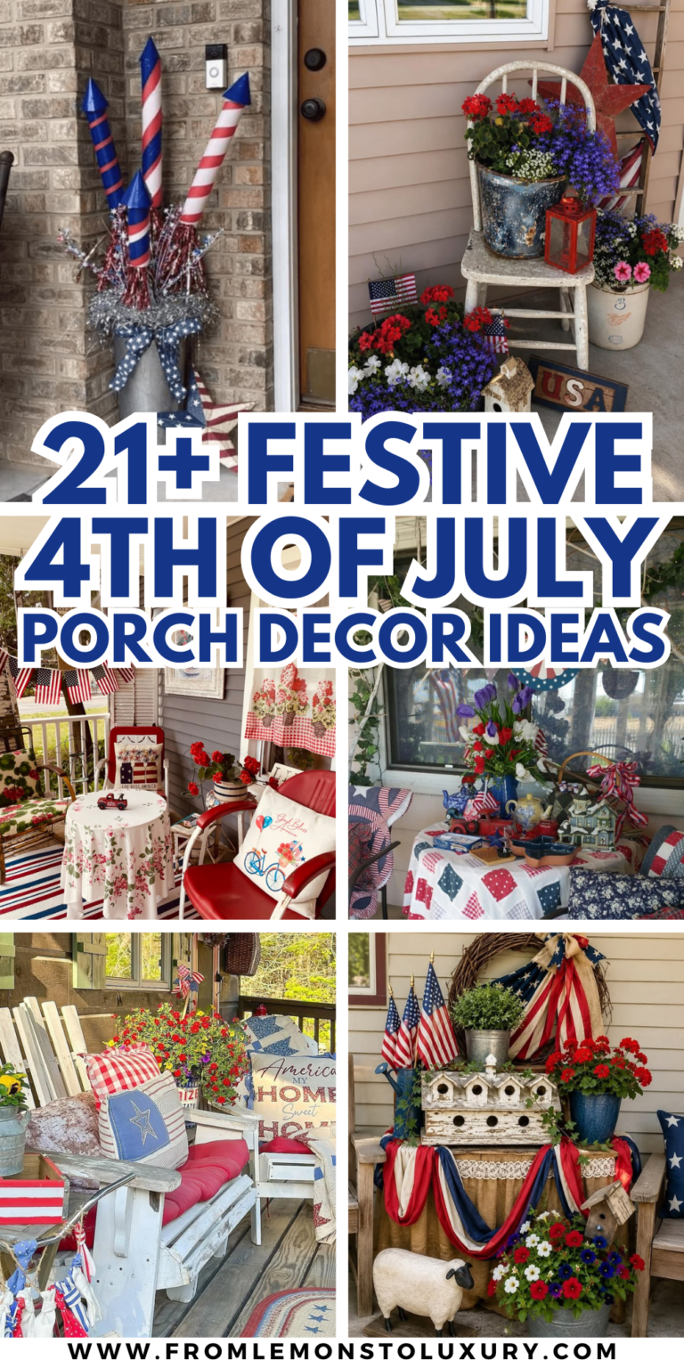 21+ Charming 4th of July Porch Decor Ideas