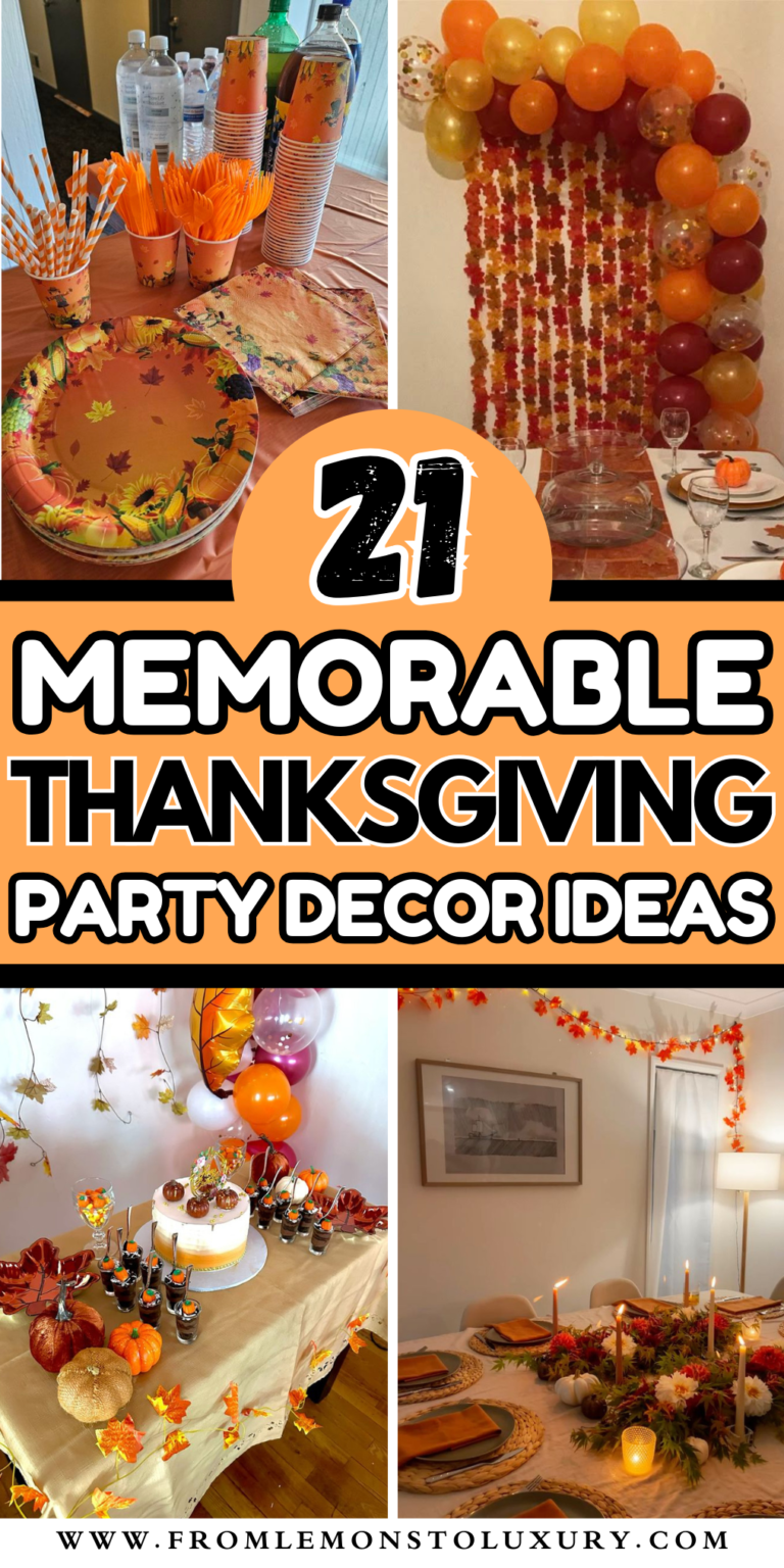 21+ Festive Thanksgiving Party Decor Ideas For A Welcoming Celebration