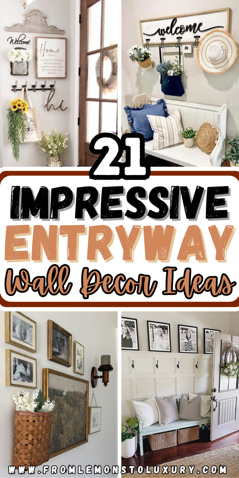 21+ Stylish Entryway Wall Decor Ideas For A Welcoming Vibe