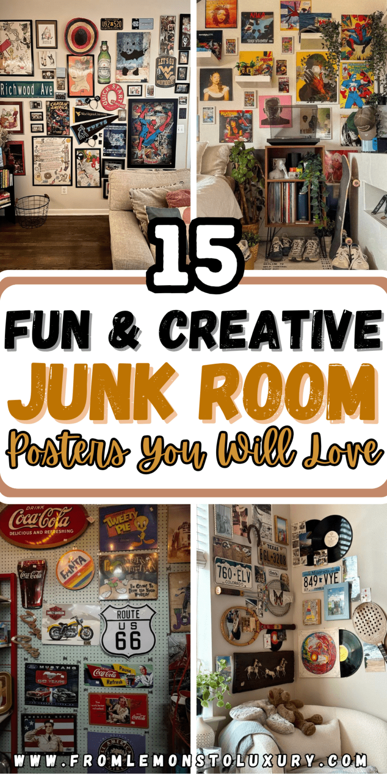 15+ Unique Junk Room Posters To Add Personality And Style