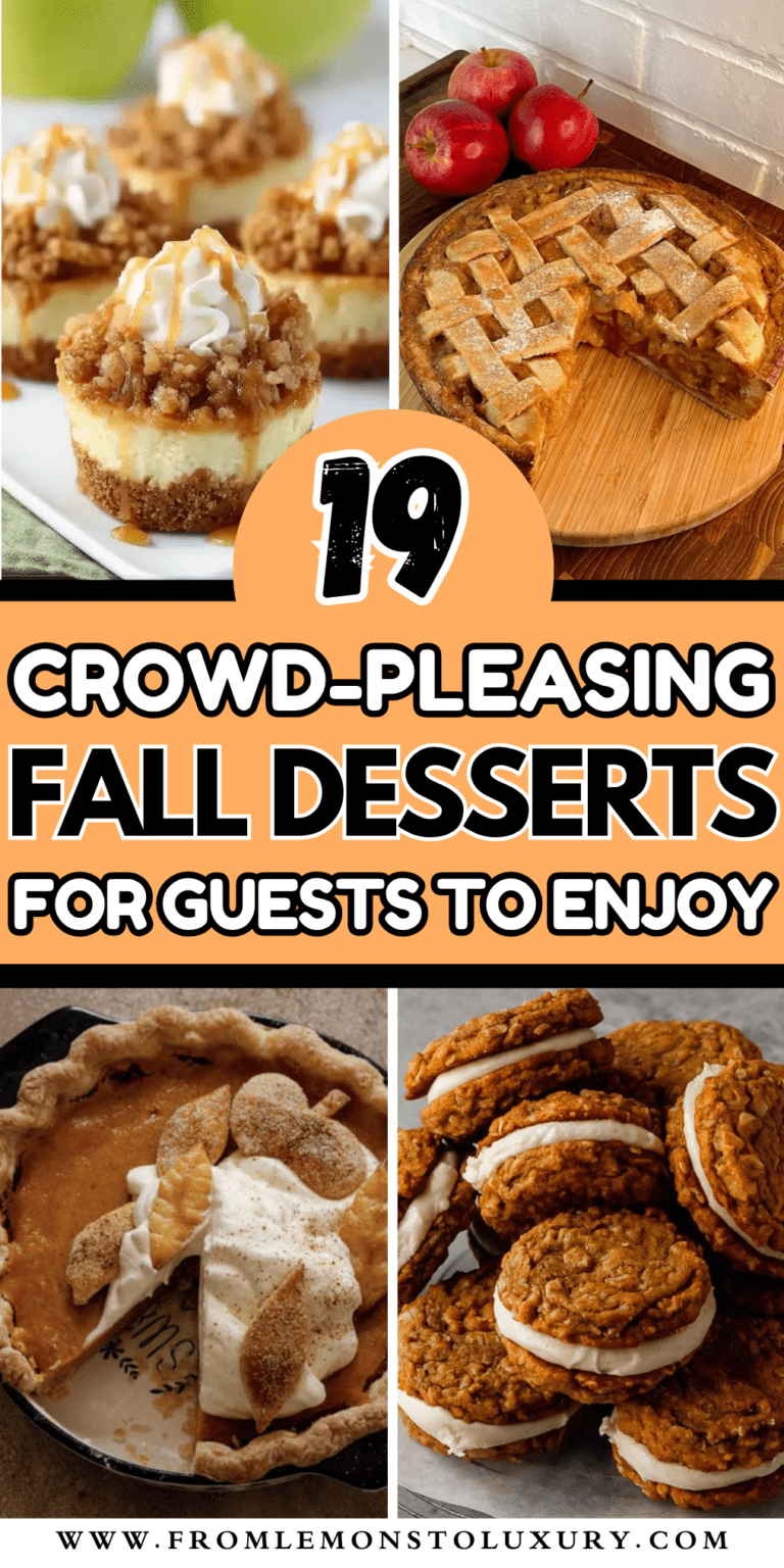 19+ Delicious Fall Desserts For Autumn Gatherings