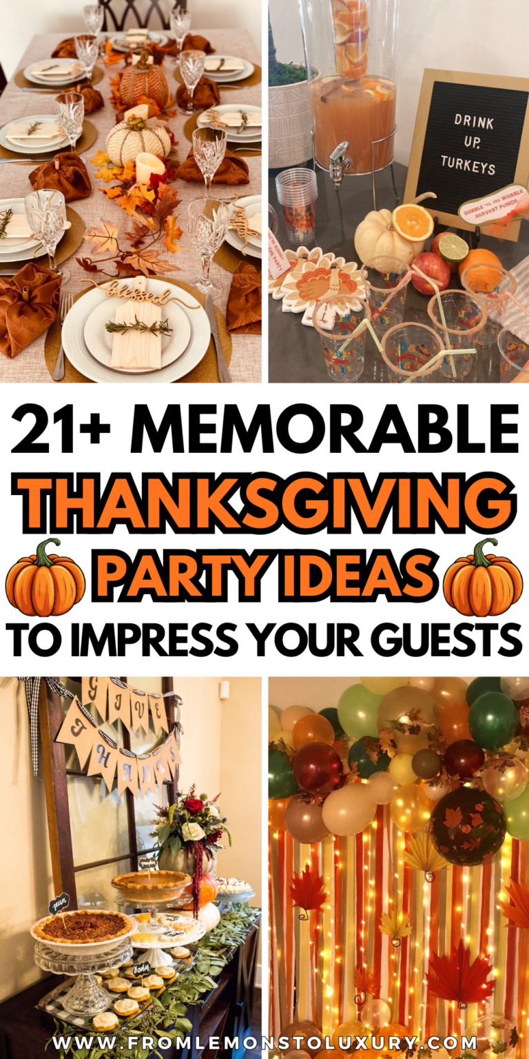 21+ Creative Thanksgiving Party Ideas For A Memorable Celebration