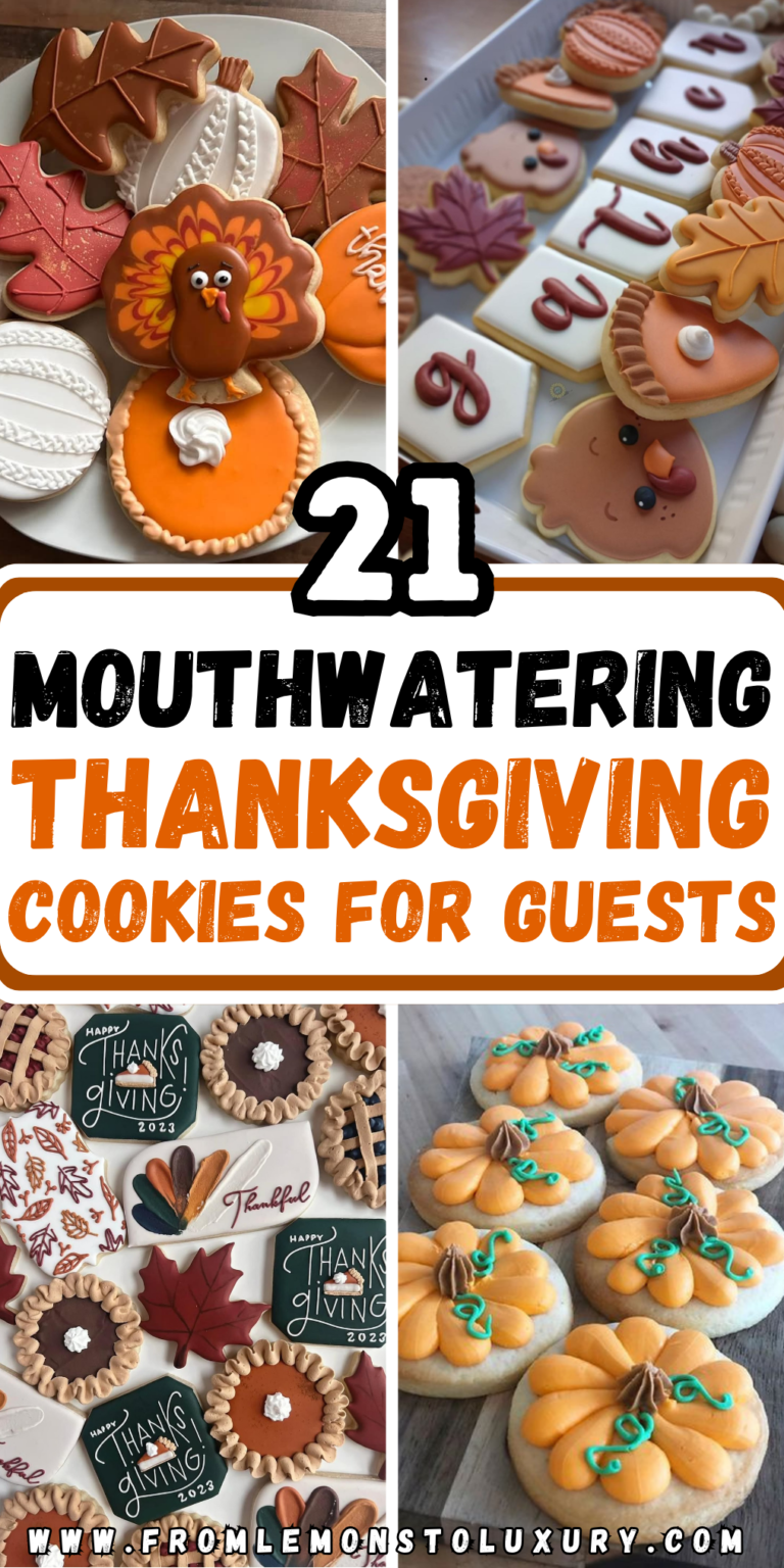 21+ Delicious Thanksgiving Cookies That Are Crowd-Pleasing