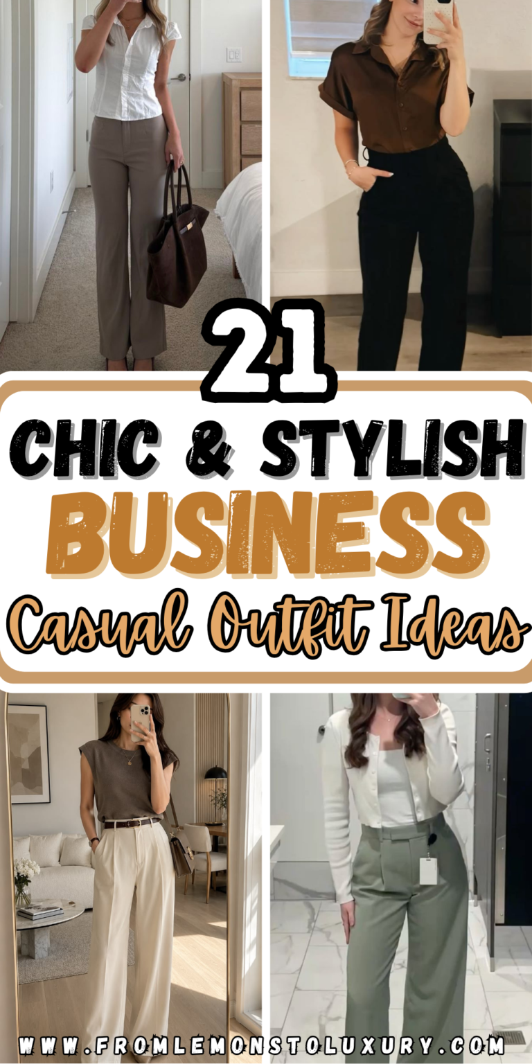 21+ Stylish Business Casual Outfits For A Professional Look