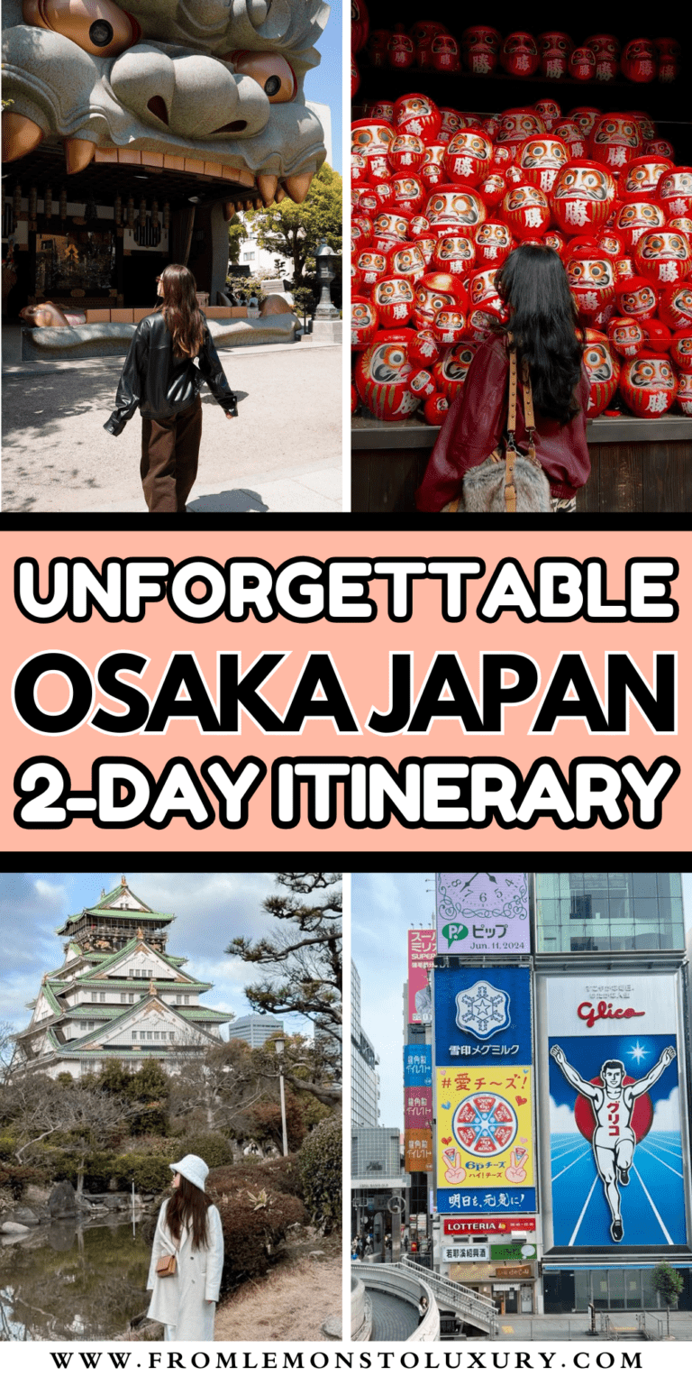 Osaka 2-Day Itinerary: Top Attractions and Local Experiences