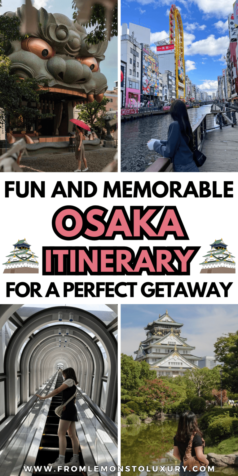 Osaka Itinerary: My Practical Guide for First-Time Visitors