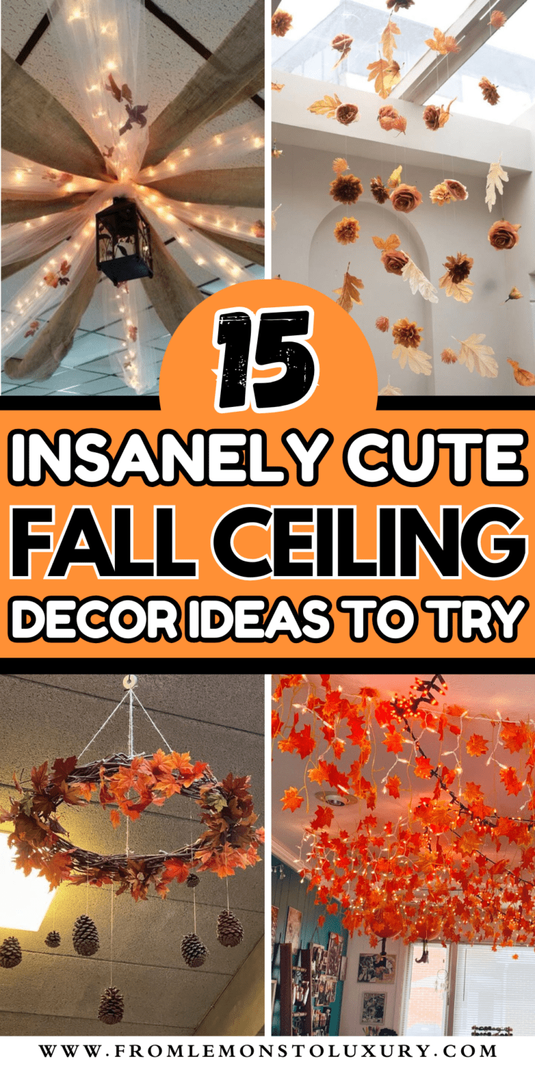 15+ Beautiful Fall Ceiling Decor Ideas To Elevate Your Home Decor