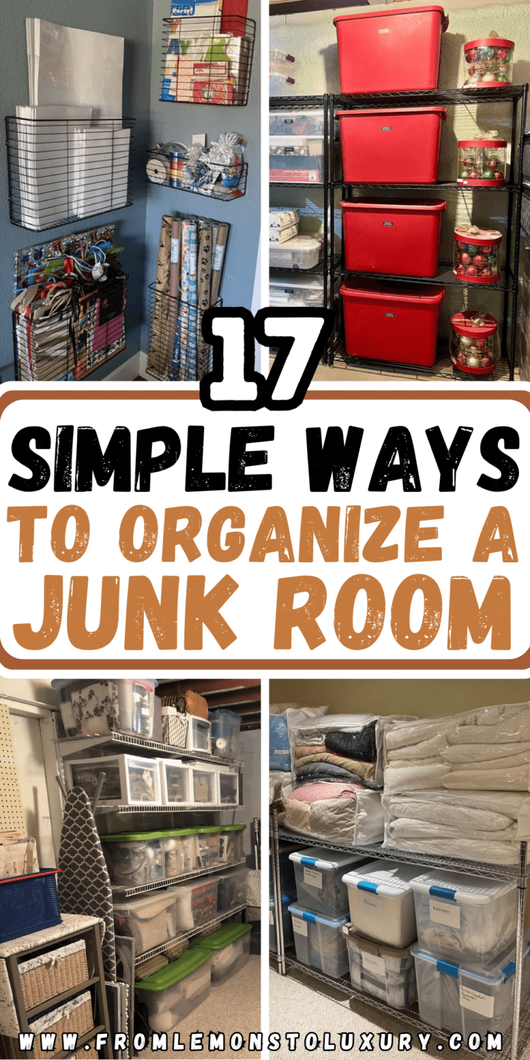 17+ Simple Ways To Organize A Junk Room For A Clutter-Free Space