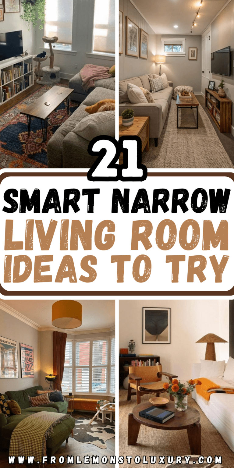 21+ Smart Narrow Living Room Ideas To Maximize Your Space