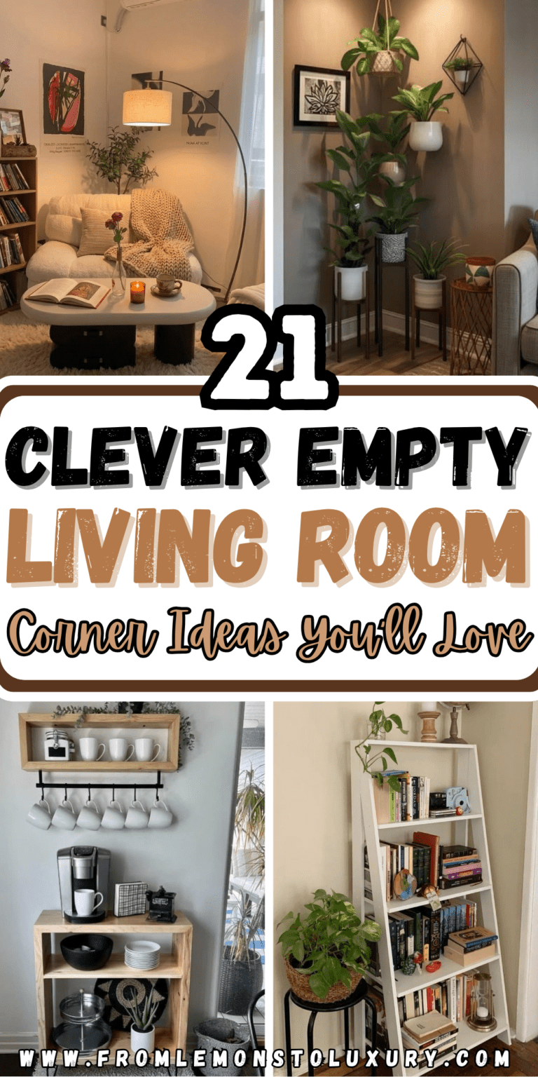 21+ Stylish Empty Living Room Corner Ideas To Copy