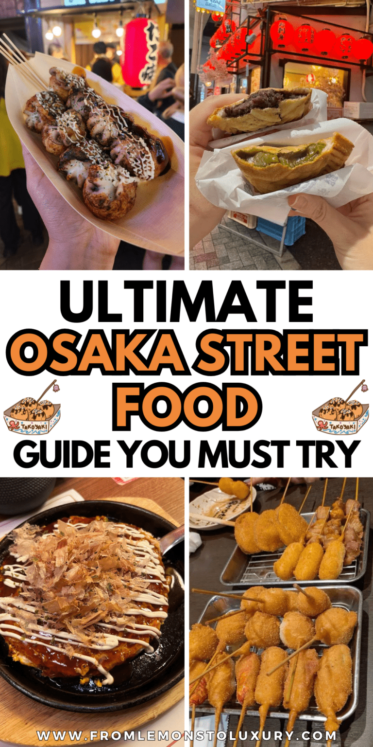 Osaka Street Food: A Guide to the Best Local Eats