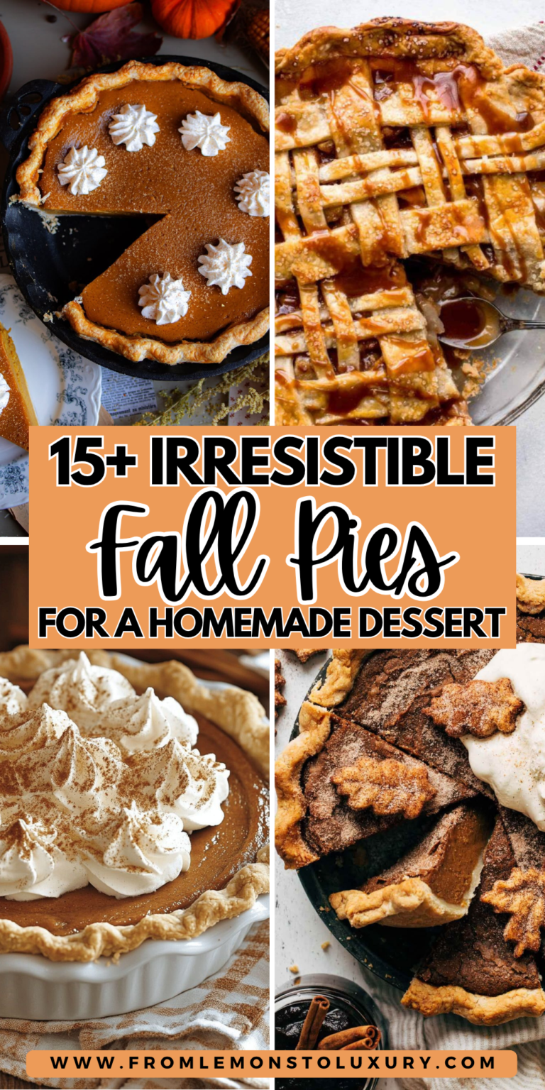 15+ Delicious Fall Pie Recipes For Cozy Autumn Gatherings