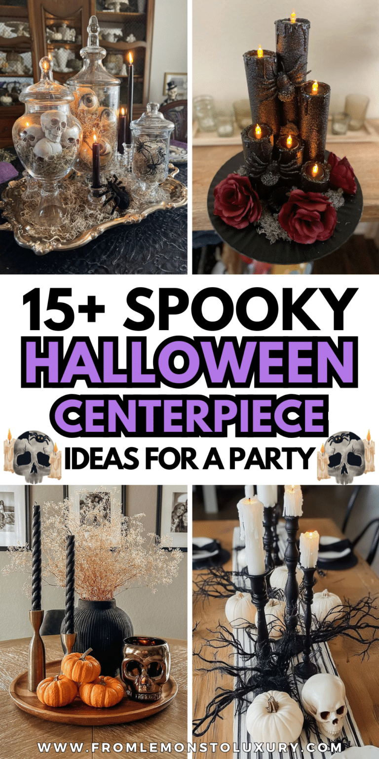 15+ Spooky Halloween Centerpiece Ideas For Your Party Table