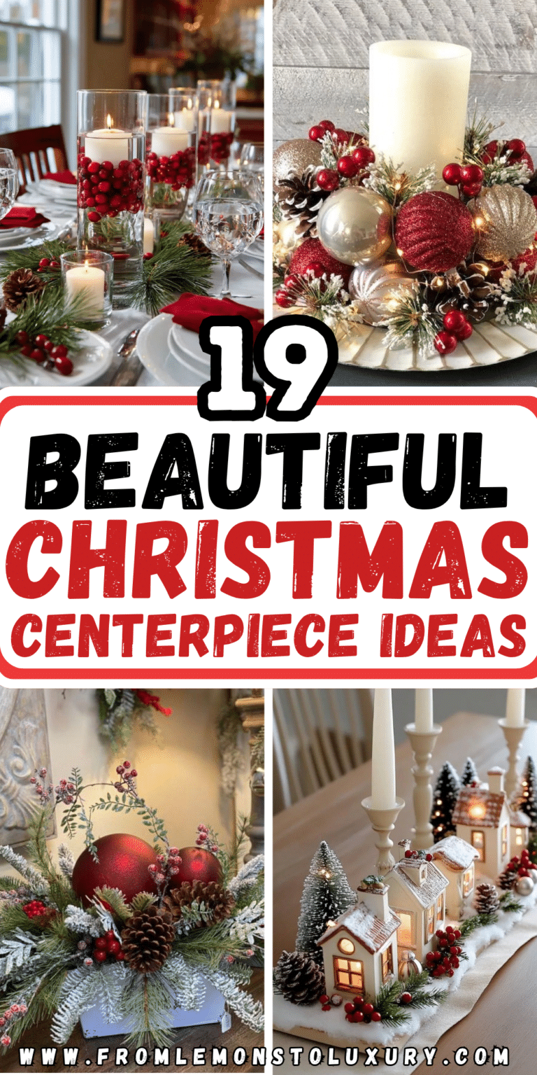 19+ Beautiful Christmas Centerpiece Ideas For A Festive Holiday Table