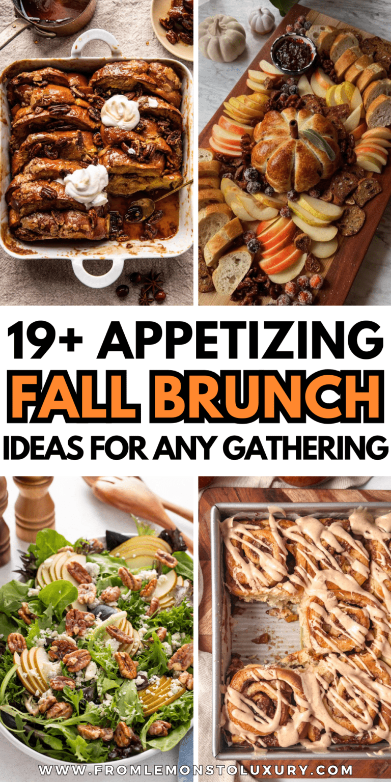 19+ Delicious Fall Brunch Ideas For A Seasonal Gathering
