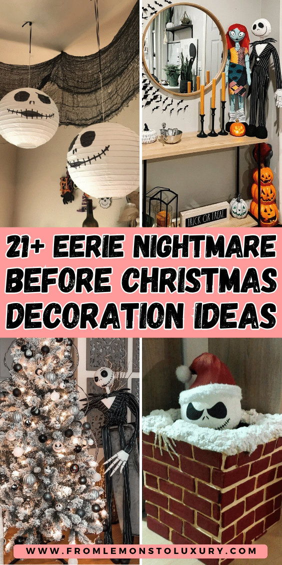 21+ Spooky Nightmare Before Christmas Decorations You Will Love