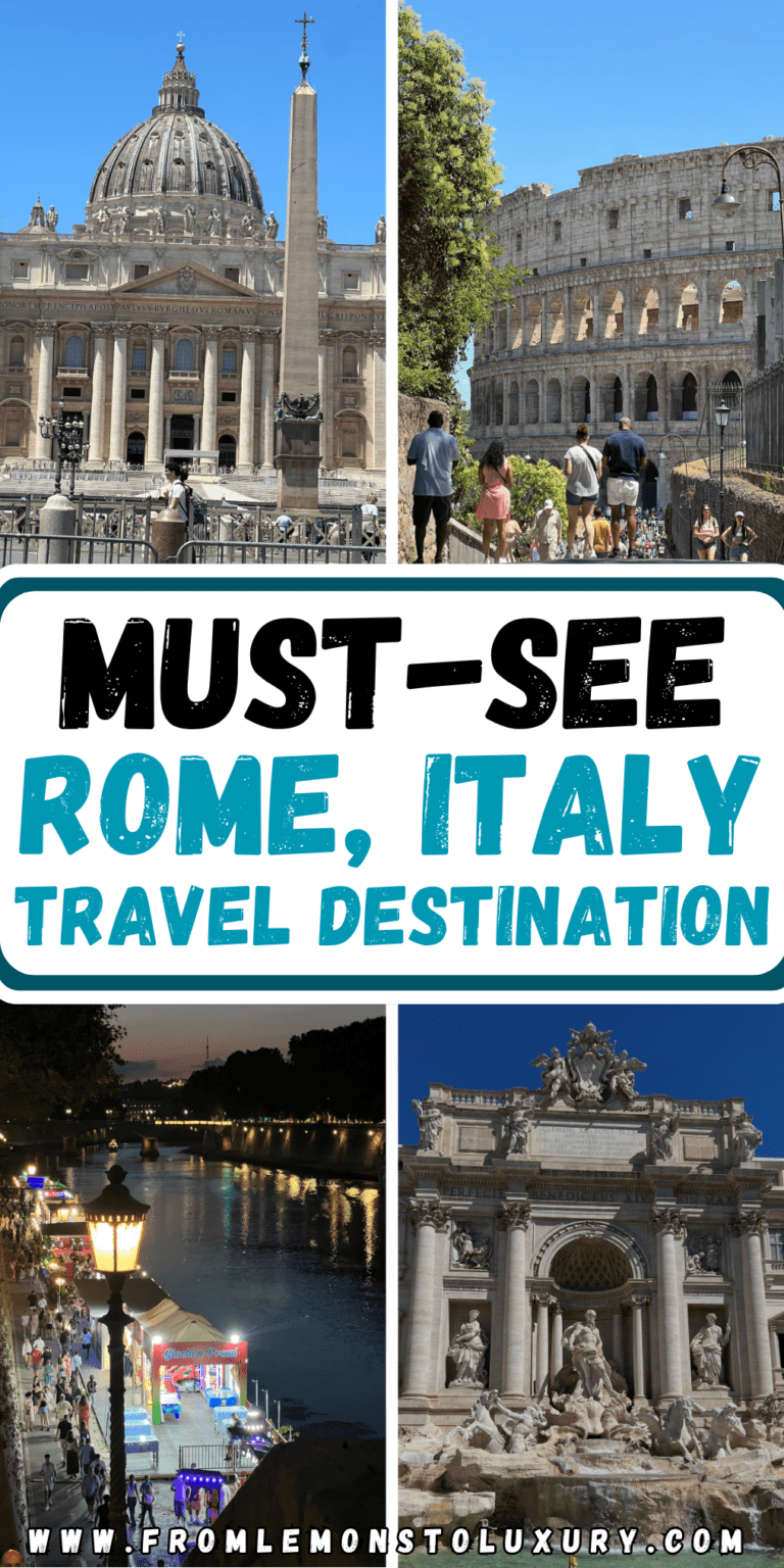 Must-See Rome, Italy Travel Destination For A First-Timer