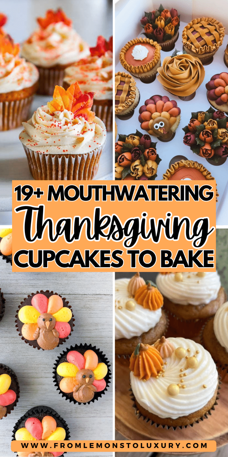 19+ Festive Thanksgiving Cupcakes For A Sweet Holiday Celebration