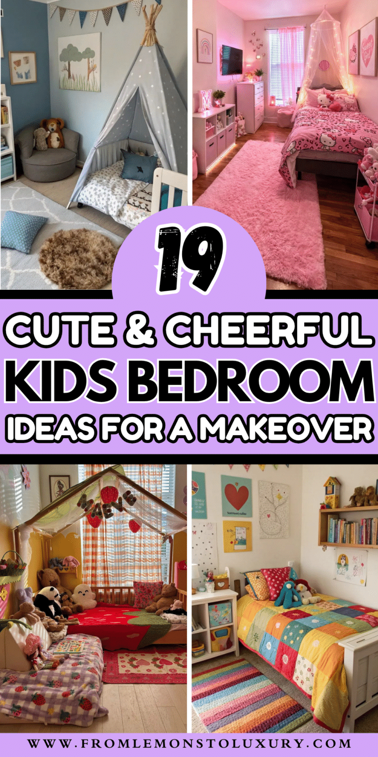 19+ Insanely Cozy Kids Bedroom Ideas For A Dreamy Space