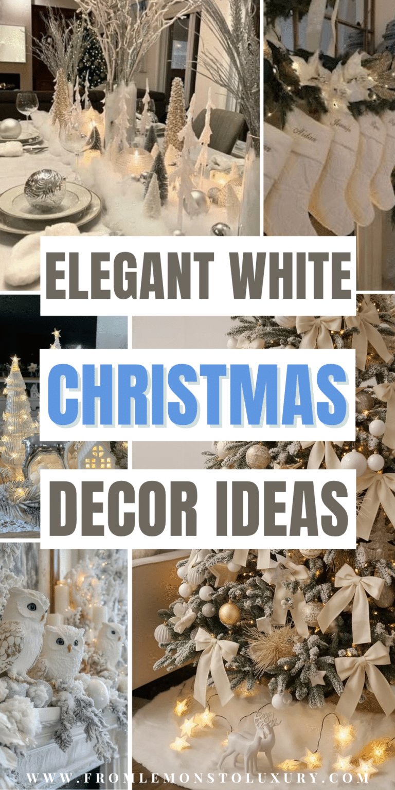 21+ Insanely Elegant White Christmas Decor Ideas