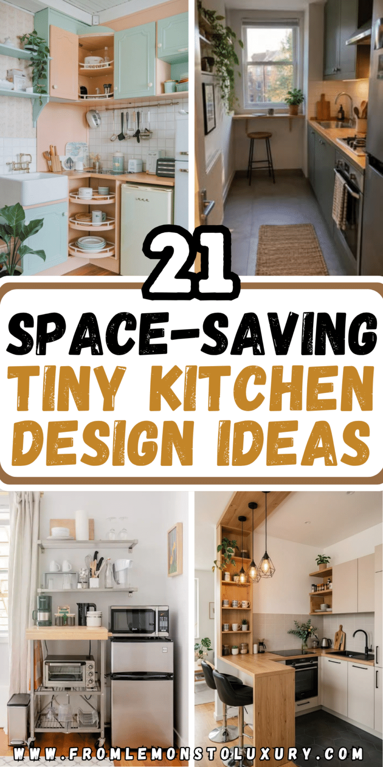 21+ Smart Tiny Kitchen Design Ideas To Maximize Every Inch