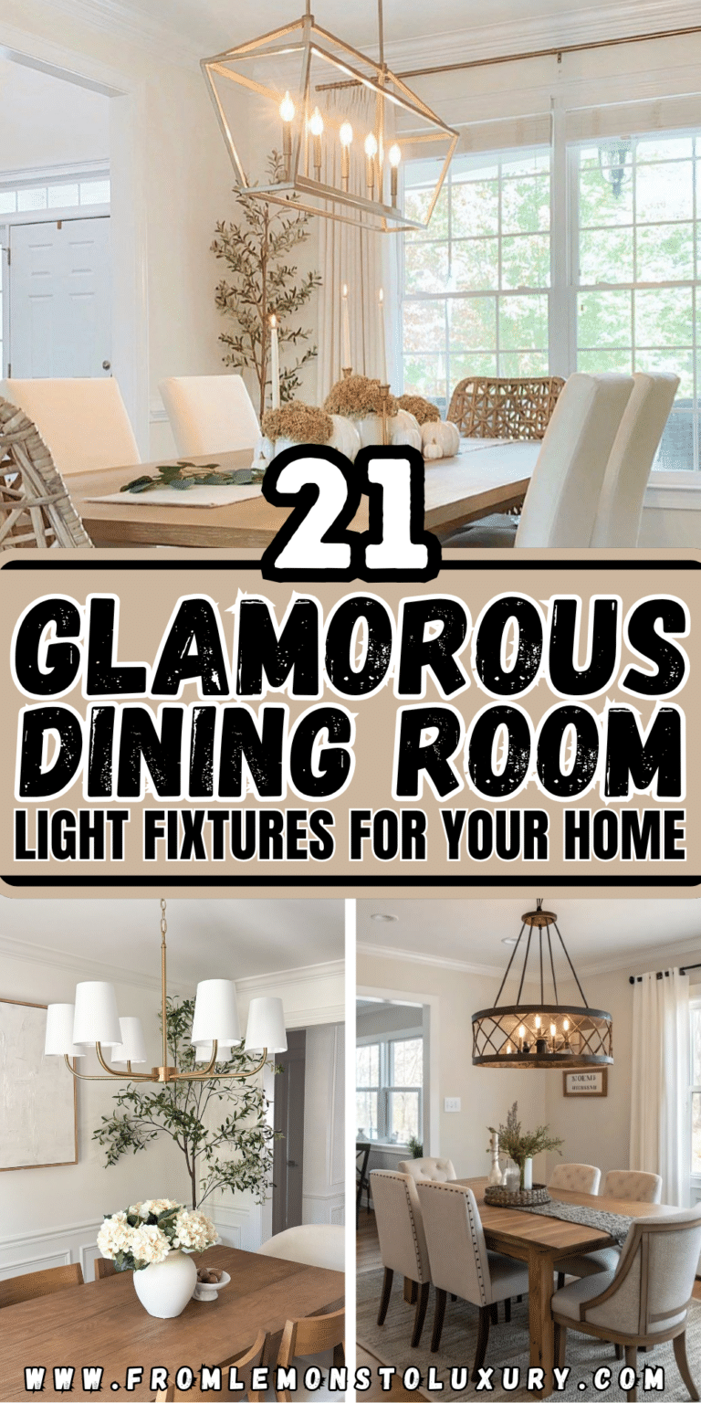 21+ Stunning Dining Room Light Fixtures To Elevate Your Home